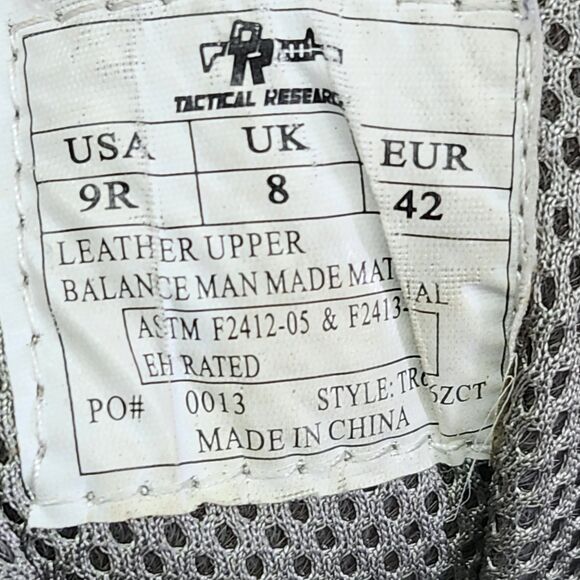 Bellville Tactical Research Boots Mens 9R Hot Weather Lightweight Composite Toe - Picture 16 of 16